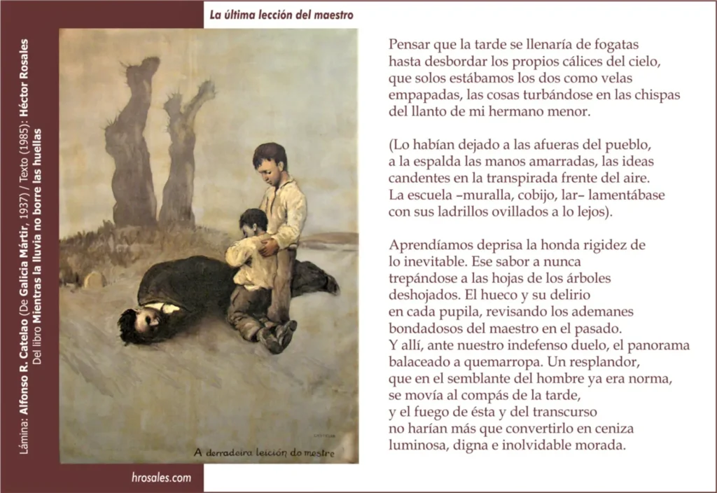 La última lección del maestro Castelao