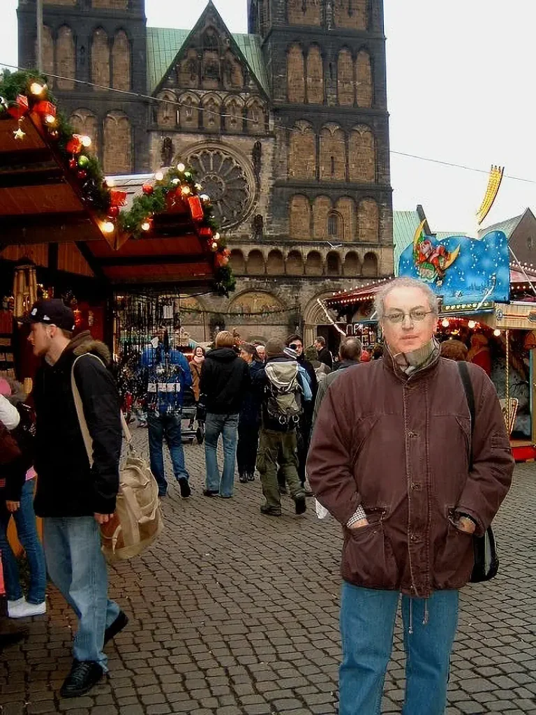 Héctor en Bremen, Alemania, navidad de 2008