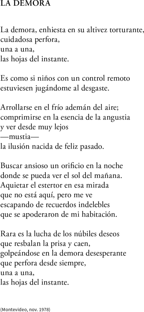 La demora